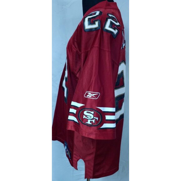Vtg RBK By Reebok NFL San Francisco 49ers Nate Clements #22 Stitched Jersey Sz-L - Picture 9 of 14